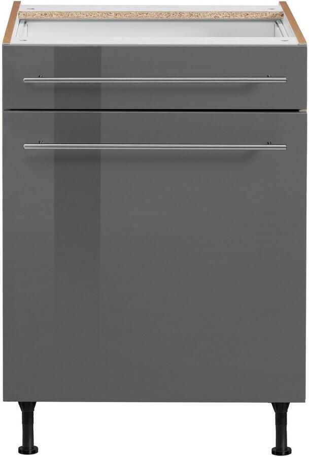 OPTIFIT Onderkast Bern 60 cm breed met deur en lade met in hoogte verstelbare poten - Foto 6