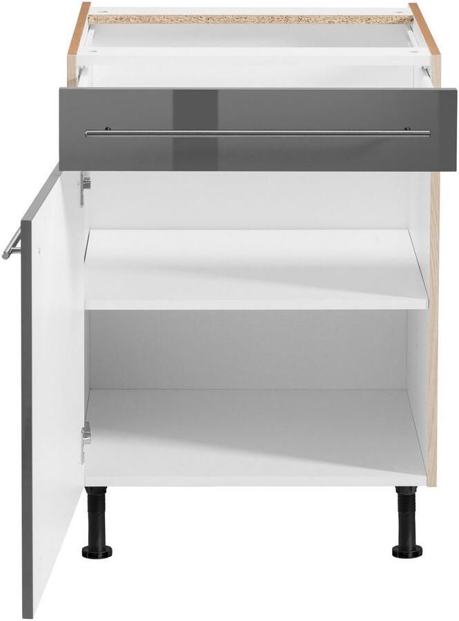 OPTIFIT Onderkast Bern 60 cm breed met deur en lade met in hoogte verstelbare poten - Foto 3