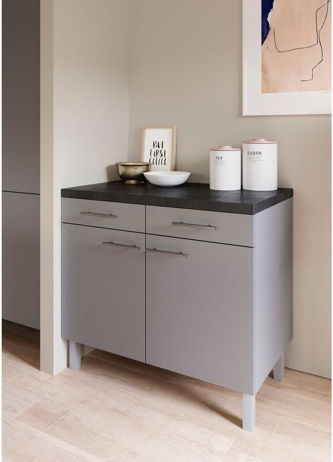 OPTIFIT Onderkast Breedte 100 cm 2 deuren 2 laden - Foto 3