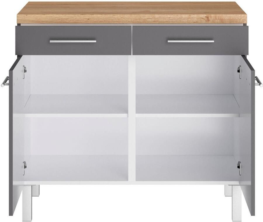 OPTIFIT Onderkast Breedte 100 cm 2 deuren 2 laden - Foto 3