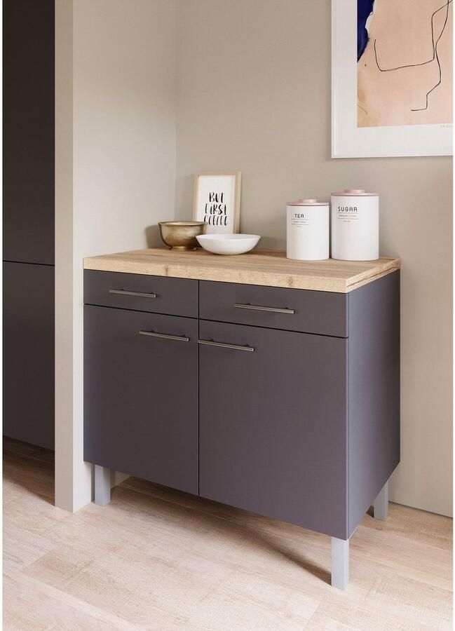 OPTIFIT Onderkast Breedte 100 cm 2 deuren 2 laden - Foto 3