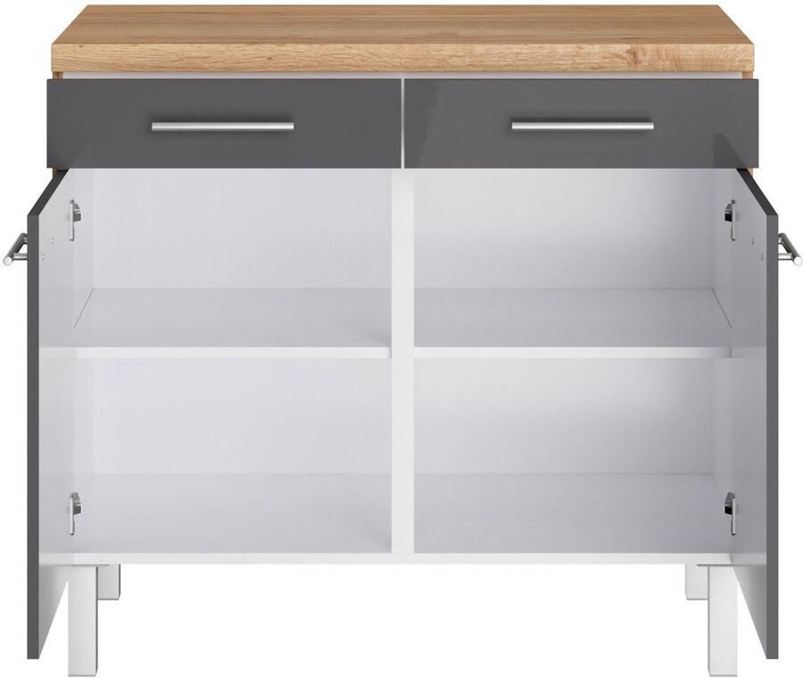 OPTIFIT Onderkast Breedte 100 cm 2 deuren 2 laden - Foto 2