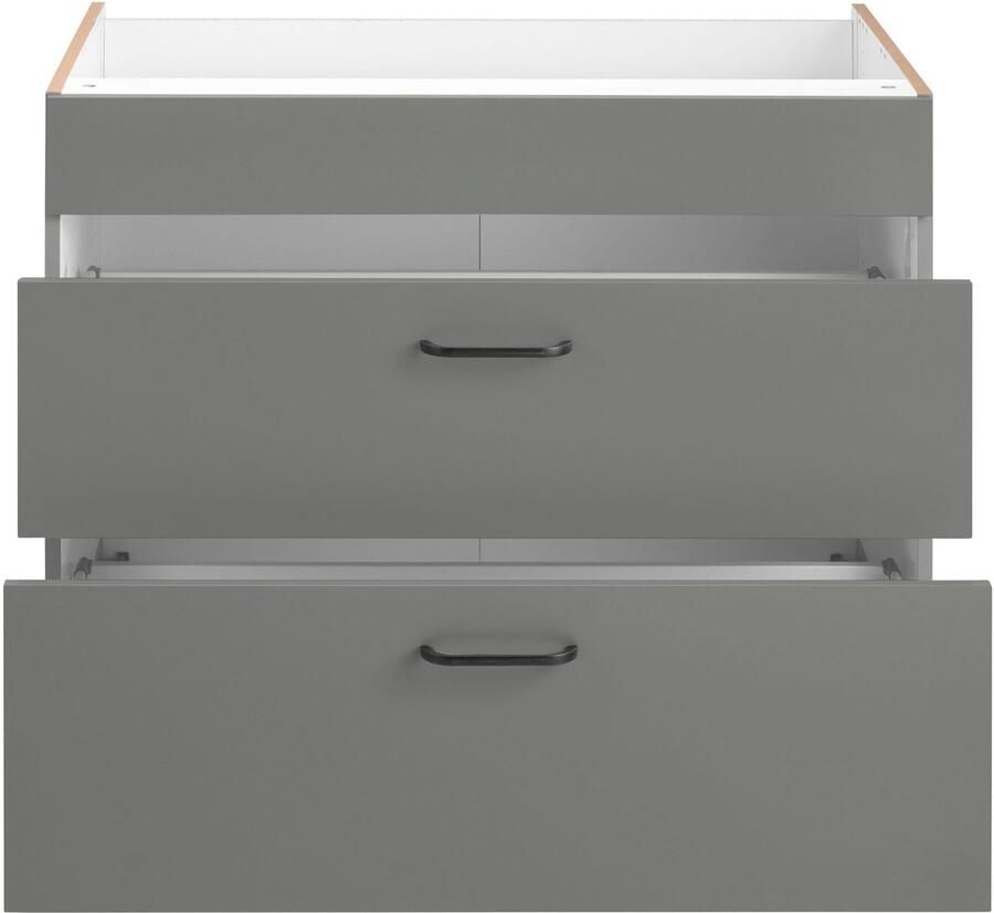 OPTIFIT Onderkast Elga met soft-close functie in hoogte verstelbare poten breedte 90 cm - Foto 2