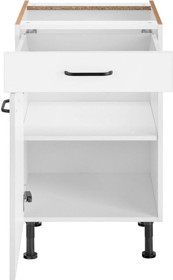 OPTIFIT Onderkast Elga met soft-closefunctie volledig uittrekbare lade metalen handgrepen breedte 50 cm - Foto 5