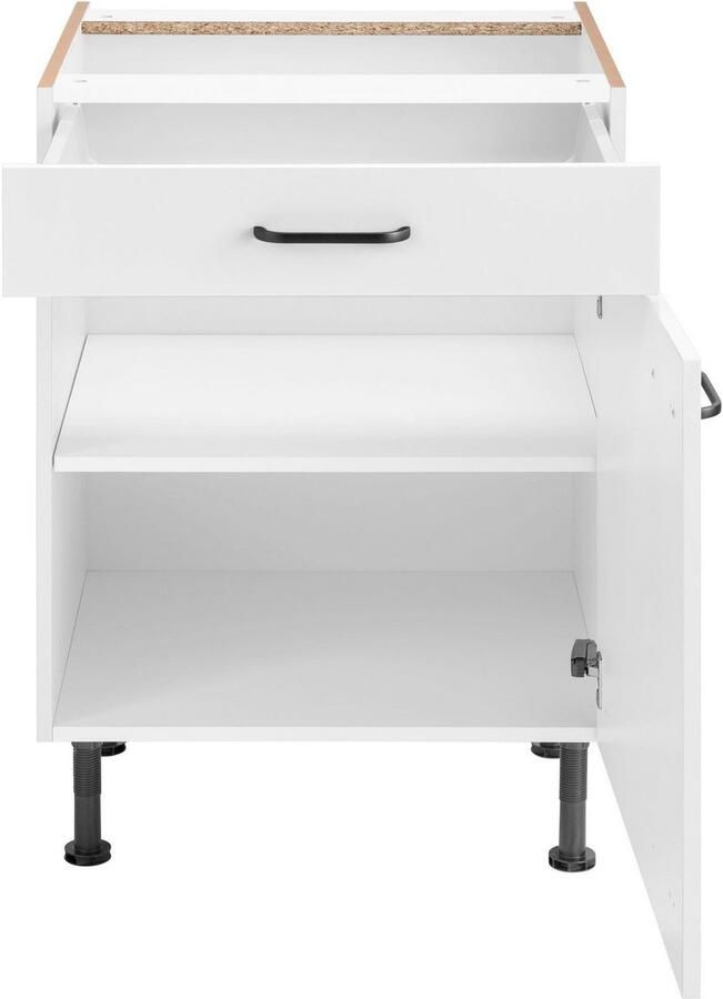 OPTIFIT Onderkast Elga met soft-closefunctie volledig uittrekbare lade metalen handgrepen breedte 60 cm - Foto 3