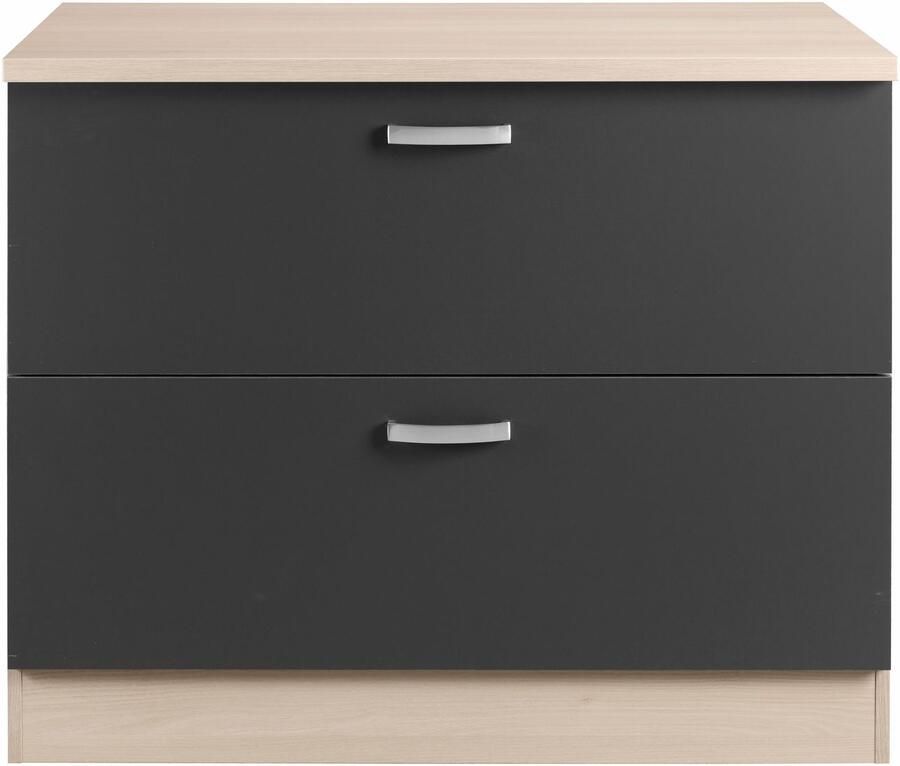 OPTIFIT Onderkast Faro met metalen handgrepen breedte 100 cm