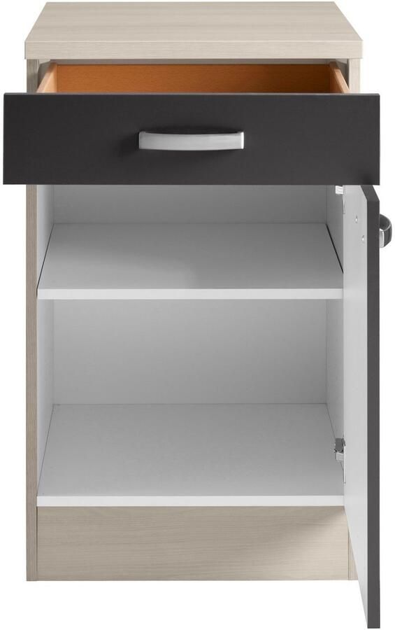 OPTIFIT Onderkast Faro met metalen handgrepen breedte 50 cm - Foto 3