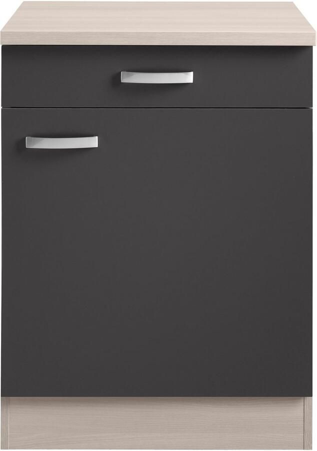 OPTIFIT Onderkast Faro met metalen handgrepen breedte 60 cm - Foto 5