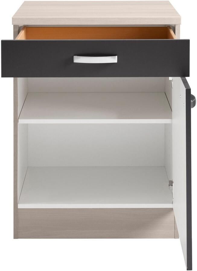 OPTIFIT Onderkast Faro met metalen handgrepen breedte 60 cm - Foto 3