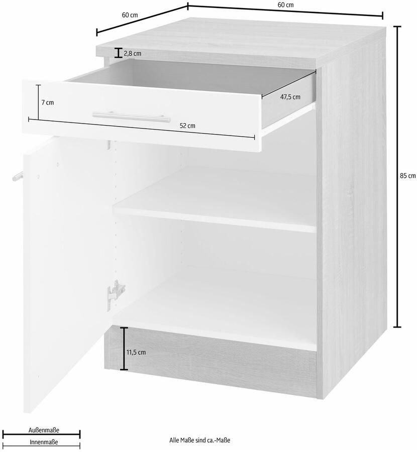 OPTIFIT Onderkast Kalmar breedte 60 cm - Foto 2