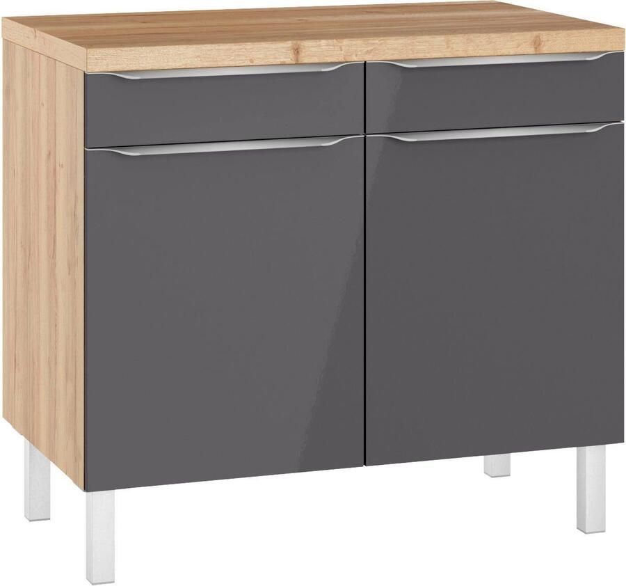 OPTIFIT Onderkast Lilly2 Breedte 100 cm 2 deuren 2 planken - Foto 2