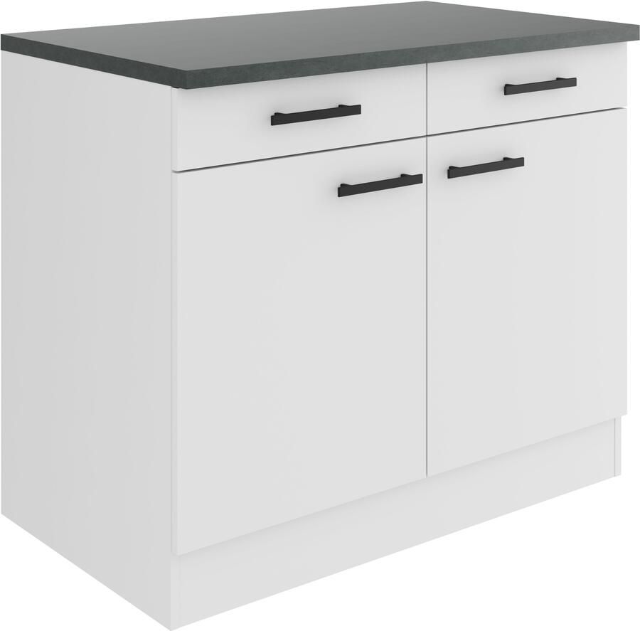 OPTIFIT Onderkast Palma Breedte 100 cm met 2 deuren en 2 lades - Foto 3