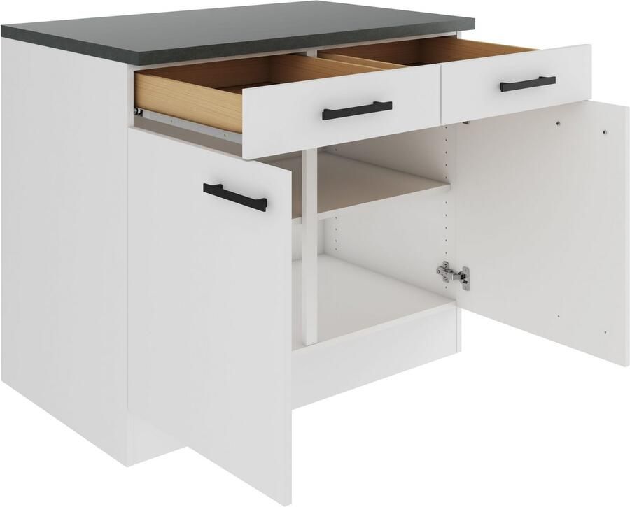 OPTIFIT Onderkast Palma Breedte 100 cm met 2 deuren en 2 lades - Foto 2