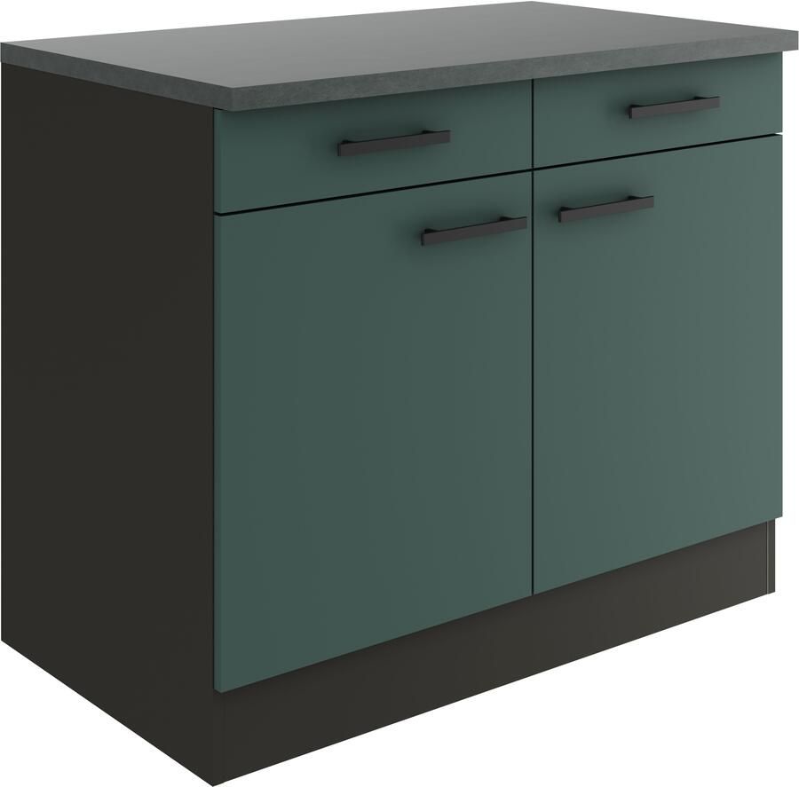 OPTIFIT Onderkast Palma Breedte 100 cm met 2 deuren en 2 lades - Foto 3