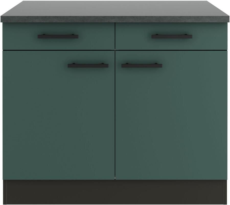 OPTIFIT Onderkast Palma Breedte 100 cm met 2 deuren en 2 lades