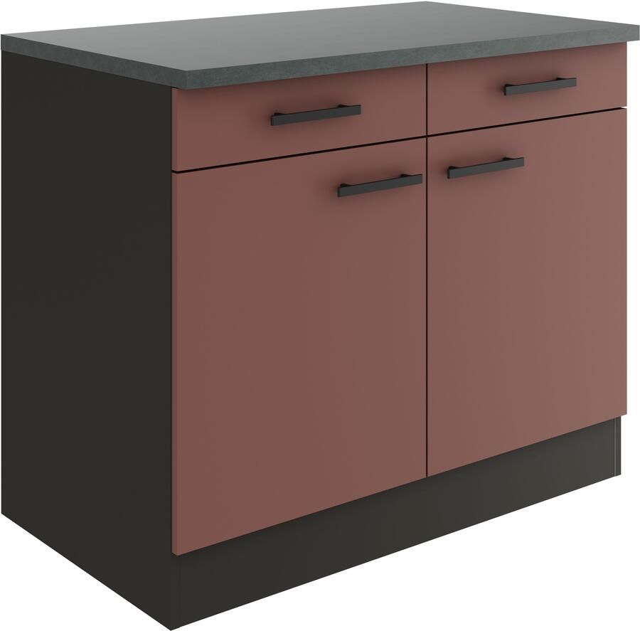 OPTIFIT Onderkast Palma Breedte 100 cm met 2 deuren en 2 lades - Foto 3