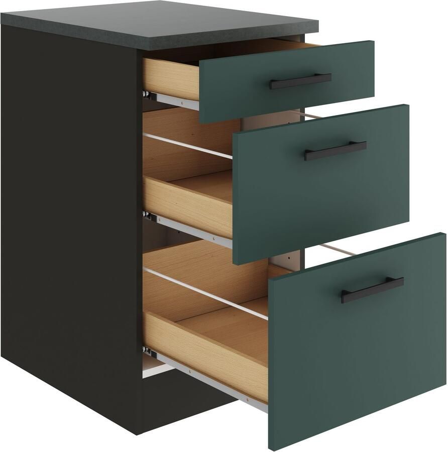 OPTIFIT Onderkast Palma Breedte 50 cm met 3 lades