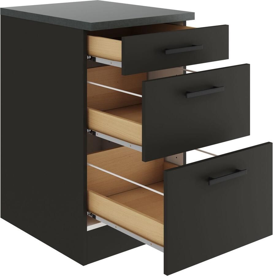 OPTIFIT Onderkast Palma Breedte 50 cm met 3 lades