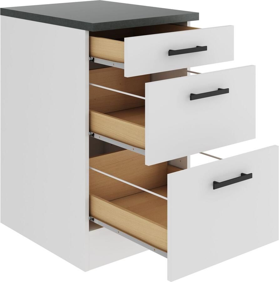 OPTIFIT Onderkast Palma Breedte 50 cm met 3 lades