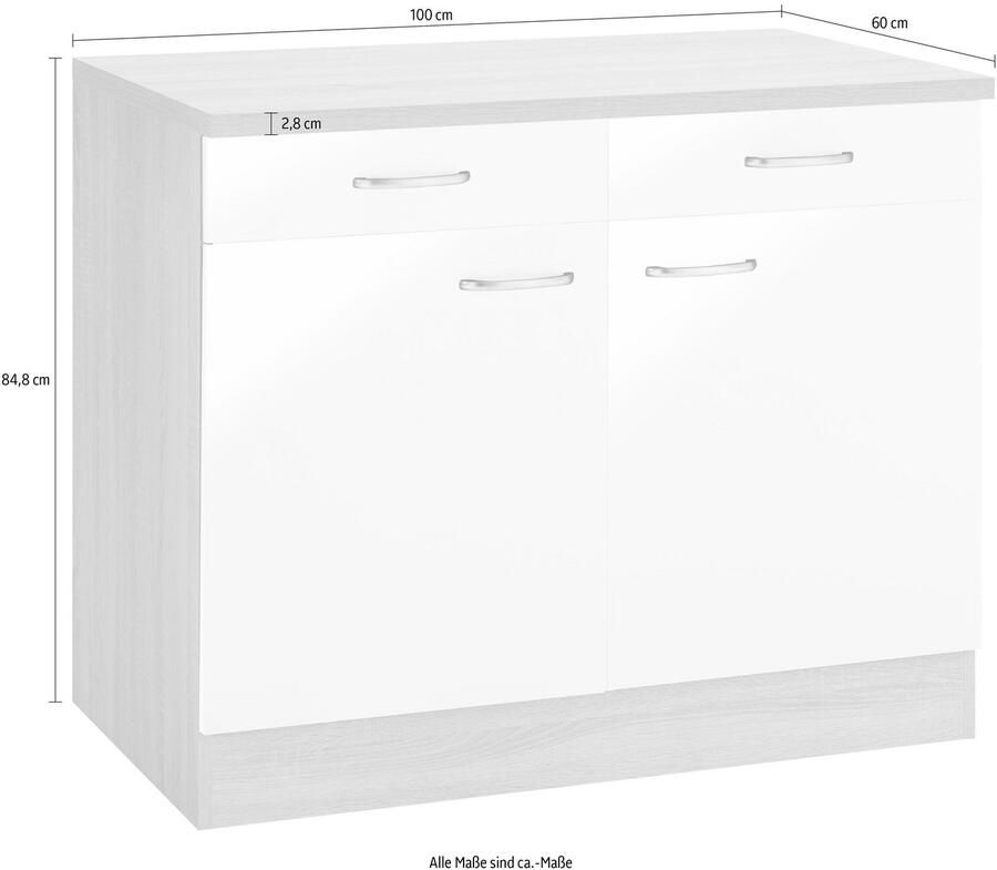 OPTIFIT Onderkast Parare Breedte 100 cm