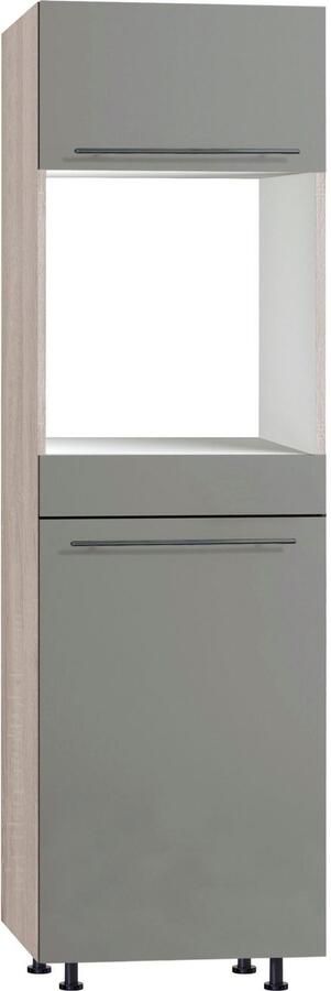 OPTIFIT Oven- koelkastombouw Bern 60 cm breed 212 cm hoog met in hoogte verstelbare stelpoten