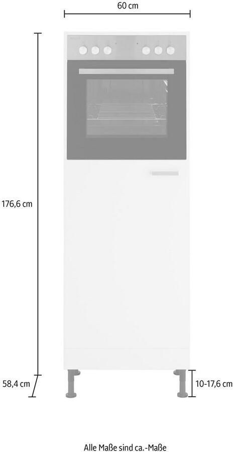 OPTIFIT Oven- koelkastombouw Parma Breedte 60 cm