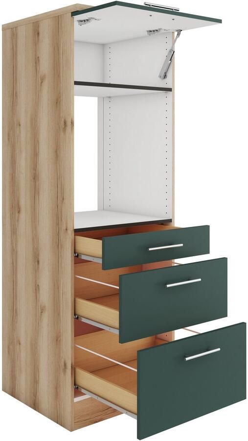 OPTIFIT Ovenombouwkast Bella Breedte 60 cm met 3 lades en 1 klep