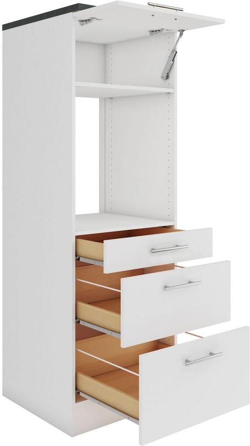 OPTIFIT Ovenombouwkast Bella Breedte 60 cm met 3 lades en 1 klep