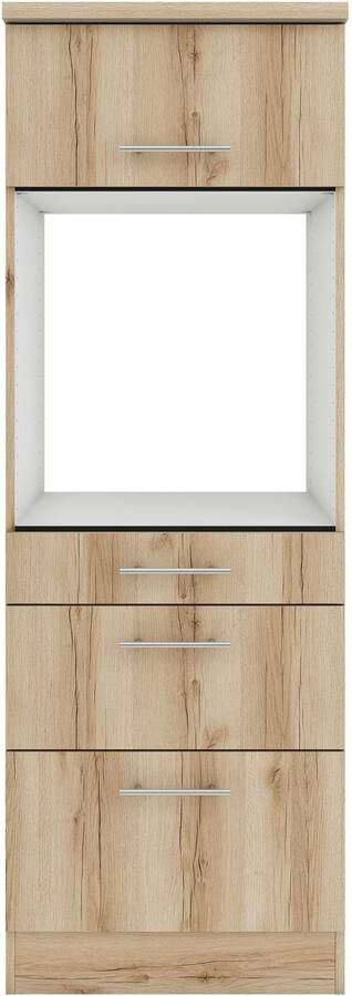 OPTIFIT Ovenombouwkast Bella Breedte 60 cm met 3 lades en 1 klep - Foto 2