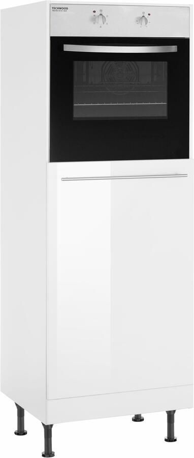 OPTIFIT Ovenombouwkast Bern 60 cm breed 176 cm hoog in hoogte verstelbare stelpootjes met metalen greep - Foto 8