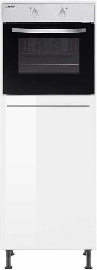 OPTIFIT Ovenombouwkast Bern 60 cm breed 176 cm hoog in hoogte verstelbare stelpootjes met metalen greep - Foto 6