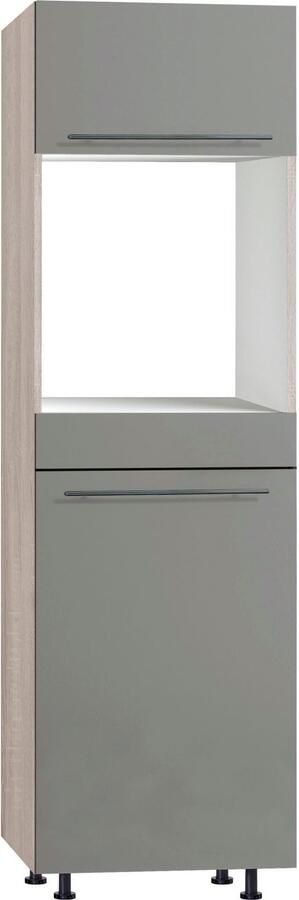 OPTIFIT Ovenombouwkast Bern 60 cm breed 212 cm hoog met in hoogte verstelbare stelpoten