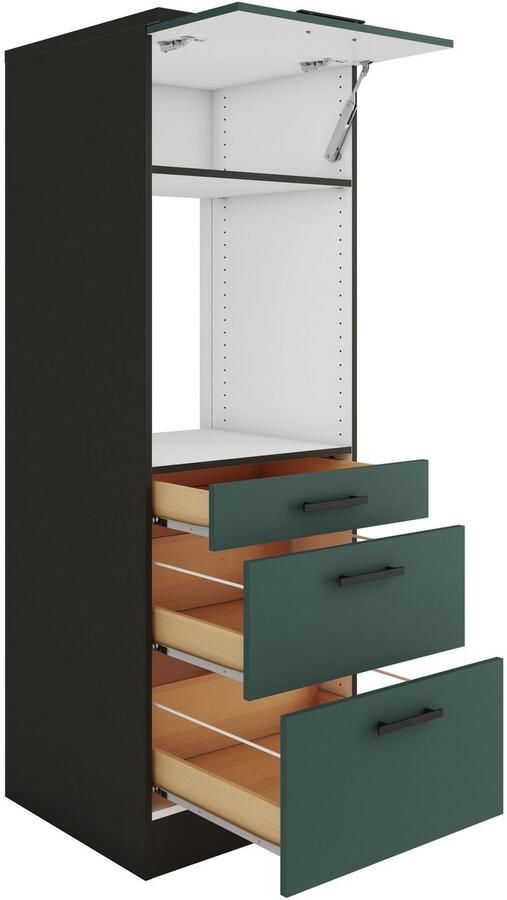 OPTIFIT Ovenombouwkast Palma Breedte 60 cm 3 lades 1 klep