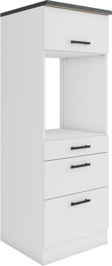 OPTIFIT Ovenombouwkast Palma Breedte 60 cm 3 lades 1 klep - Foto 3