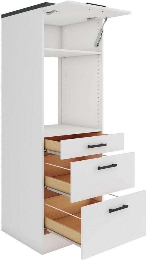 OPTIFIT Ovenombouwkast Palma Breedte 60 cm 3 lades 1 klep