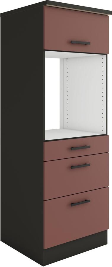 OPTIFIT Ovenombouwkast Palma Breedte 60 cm 3 lades 1 klep - Foto 3