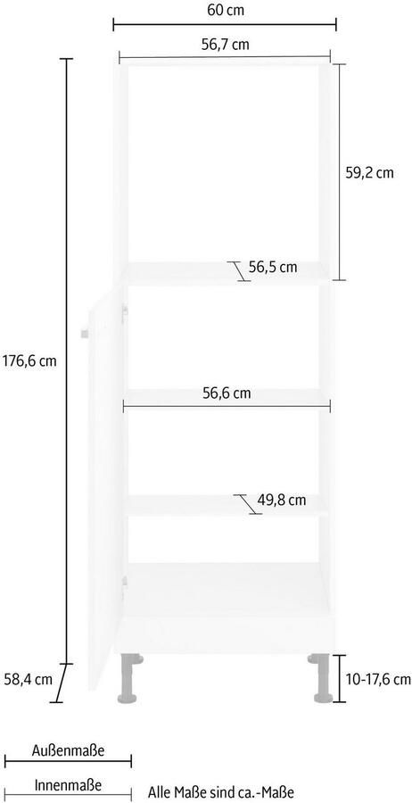 OPTIFIT Ovenombouwkast Parma Breedte 60 cm - Foto 2