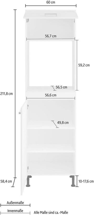 OPTIFIT Ovenombouwkast Parma Breedte 60 cm - Foto 3