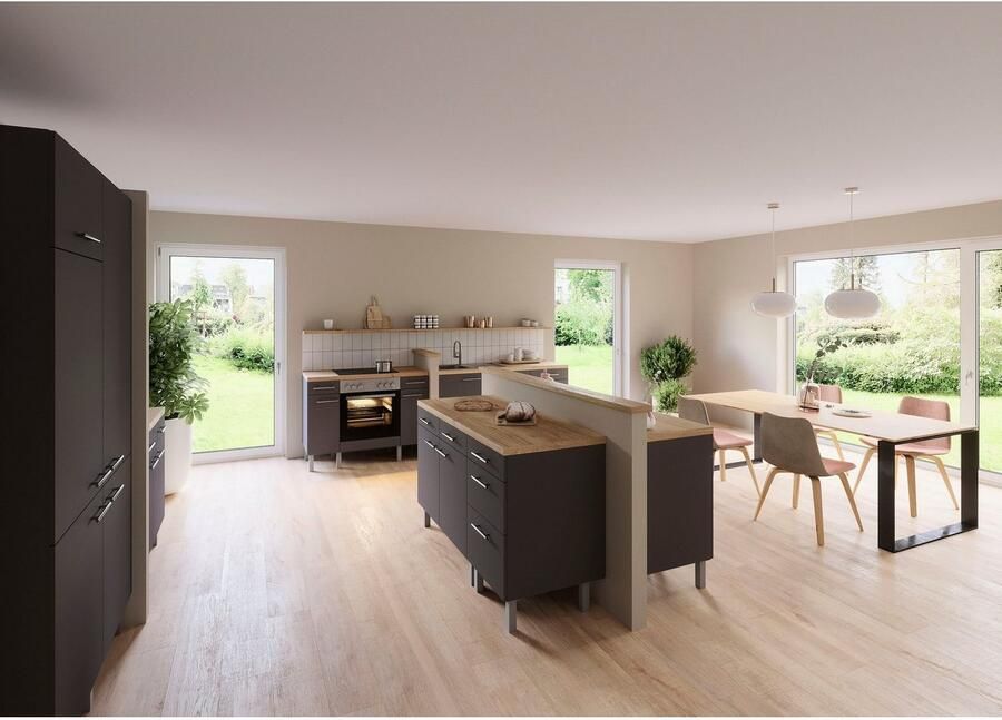 OPTIFIT Pantry keuken Lilly Breedte 120 cm optioneel met elektrisch apparaat