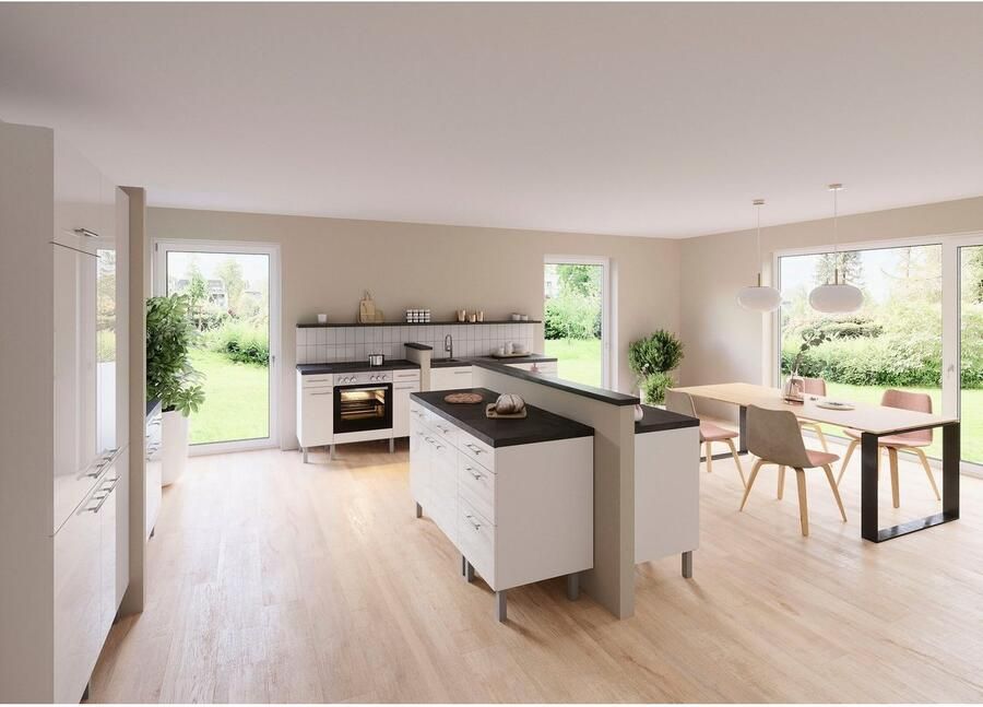 OPTIFIT Pantry keuken Lilly Breedte 120 cm optioneel met elektrisch apparaat