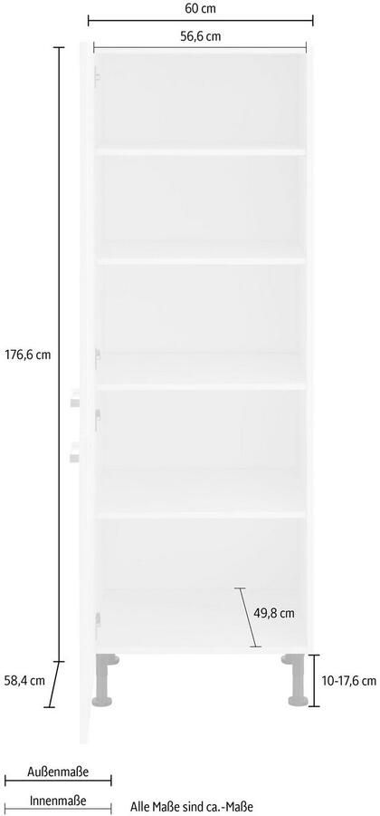 OPTIFIT Smalle kast Parma Breedte 60 cm - Foto 2