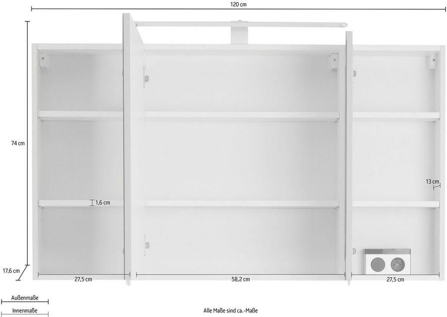 OPTIFIT Spiegelkast Bern - Foto 3