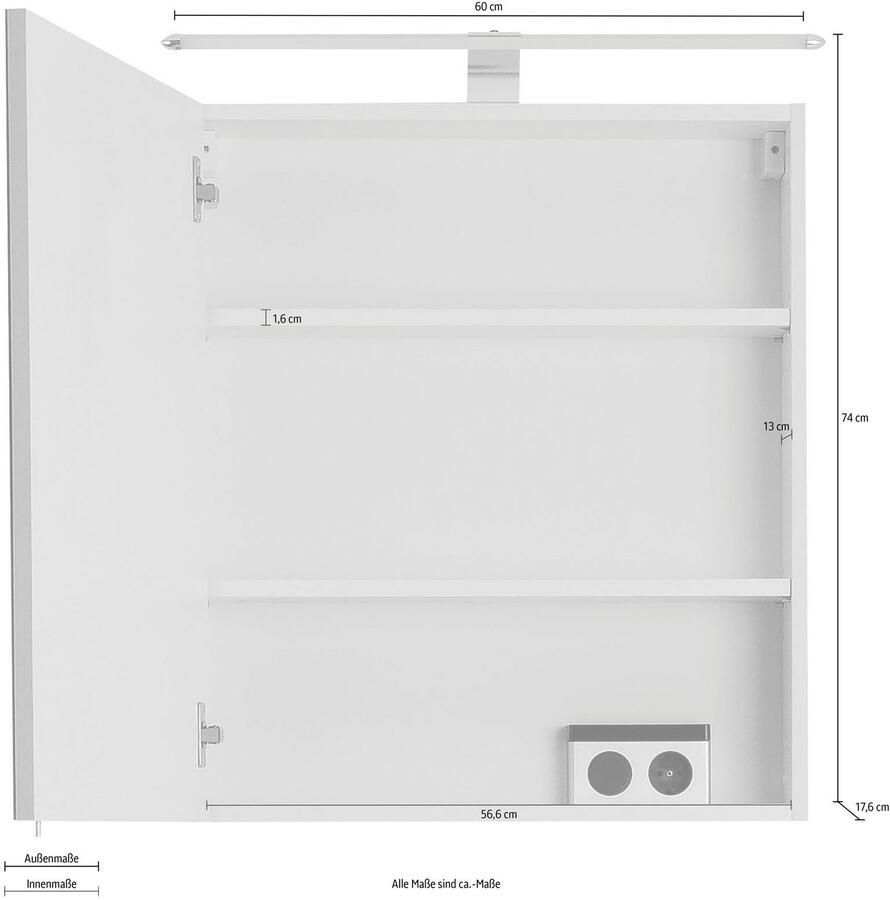 OPTIFIT Spiegelkast Bern - Foto 2