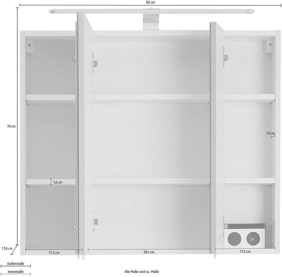 OPTIFIT Spiegelkast Bern - Foto 2