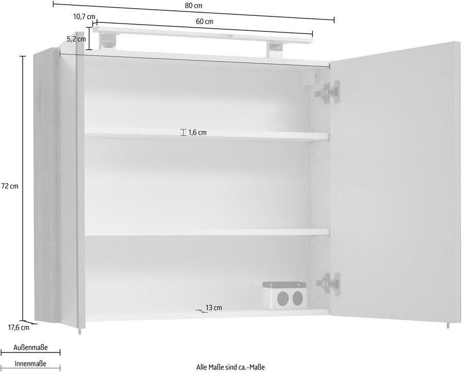 OPTIFIT Spiegelkast Yukon - Foto 2