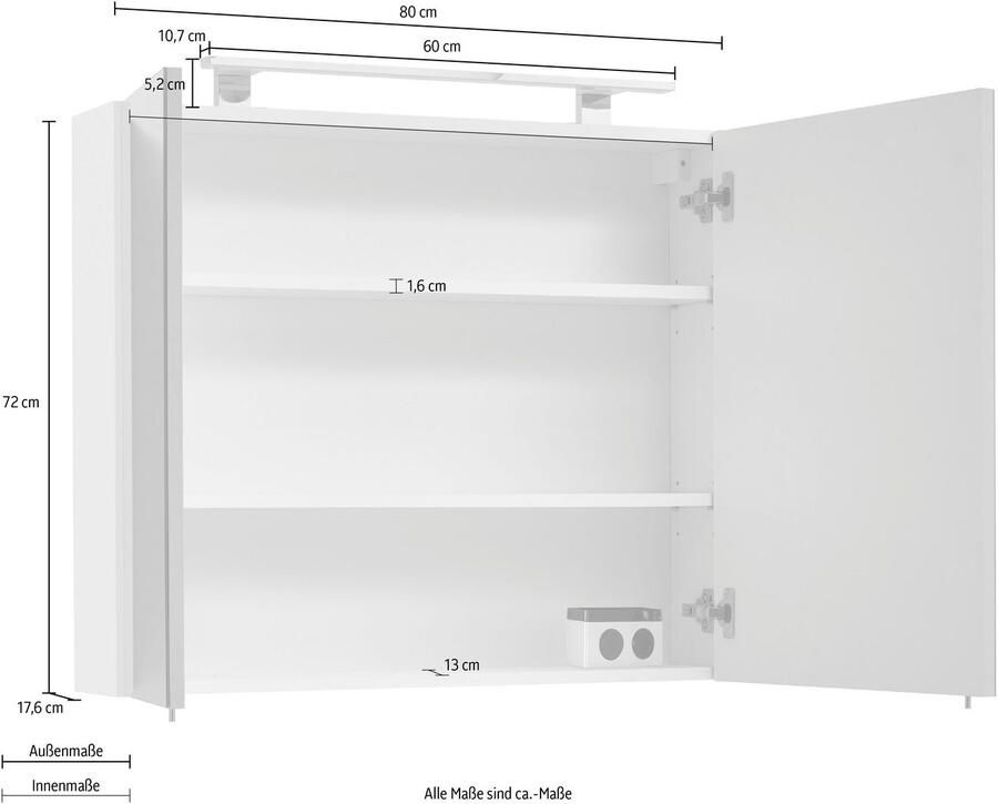 OPTIFIT Spiegelkast Yukon - Foto 2