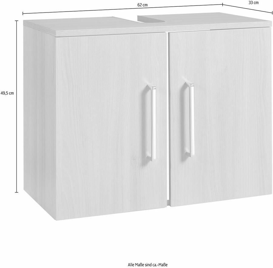 OPTIFIT Wastafelonderkast Napoli Soft-closefunctie breedte 62 cm - Foto 8