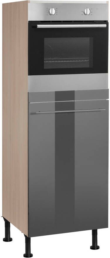 OPTIFIT Oven koelkastombouw Bern 60 cm breed 176 cm hoog in hoogte verstelbare stelpootjes met metalen greep - Foto 9