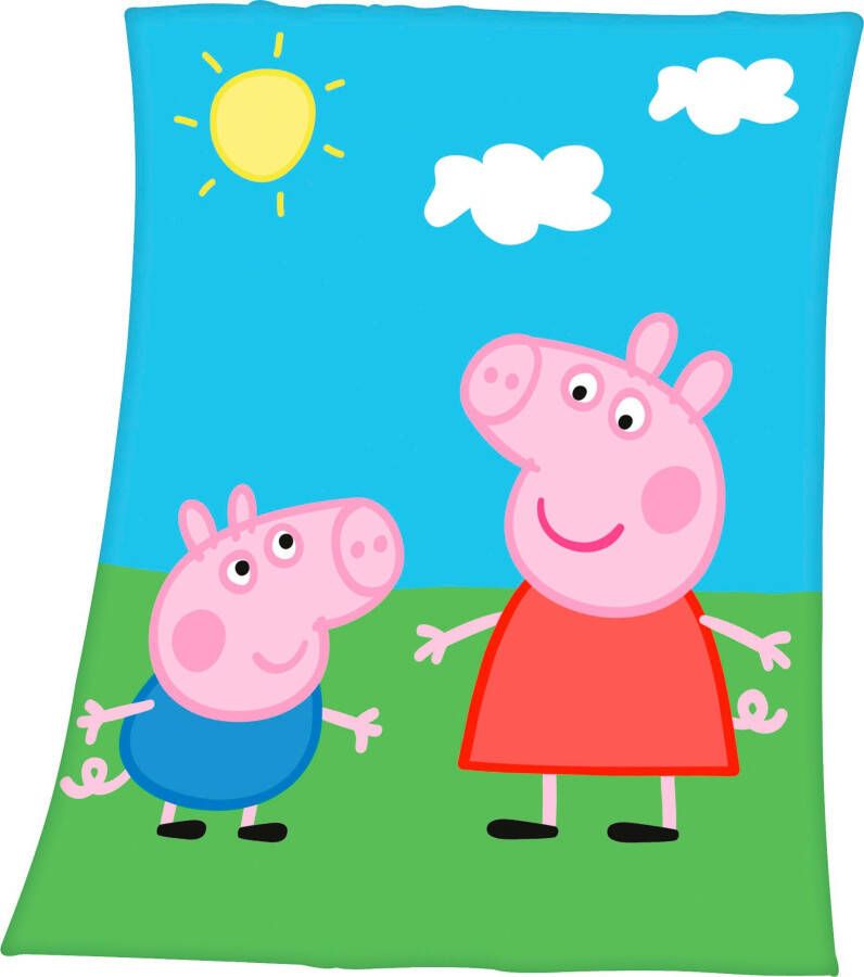 OTTO Kinderdeken Peppa Pig met leuk peppa pig-motief knuffeldeken