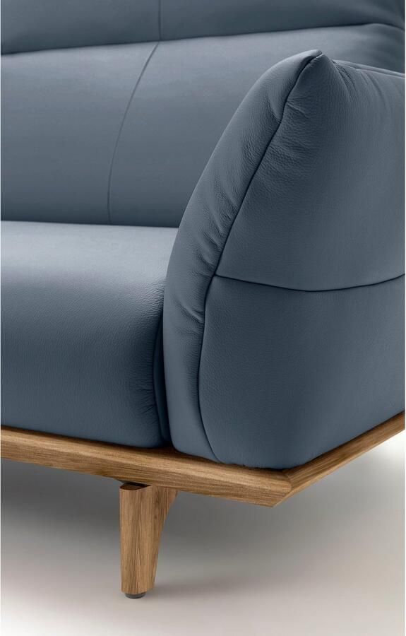 OTTO Creation BY ROLF BENZ 3-zitsbank Hs.460 Onderstel in walnotenhout walnotenhouten poten breedte 208 cm - Foto 2